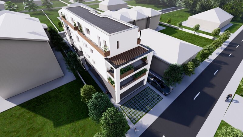 Militari 4 camere cu terasa de 22 mp, 3 bai, etaj 2/3, finisat modern,  comision 0%